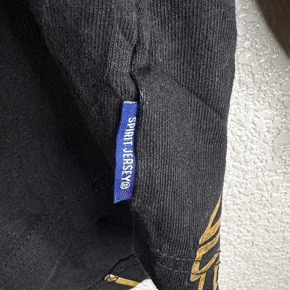 Disney Black & Gold Disneyland Parks Long Sleeve Spirit Jersey Size XS - Picture 4 of 5